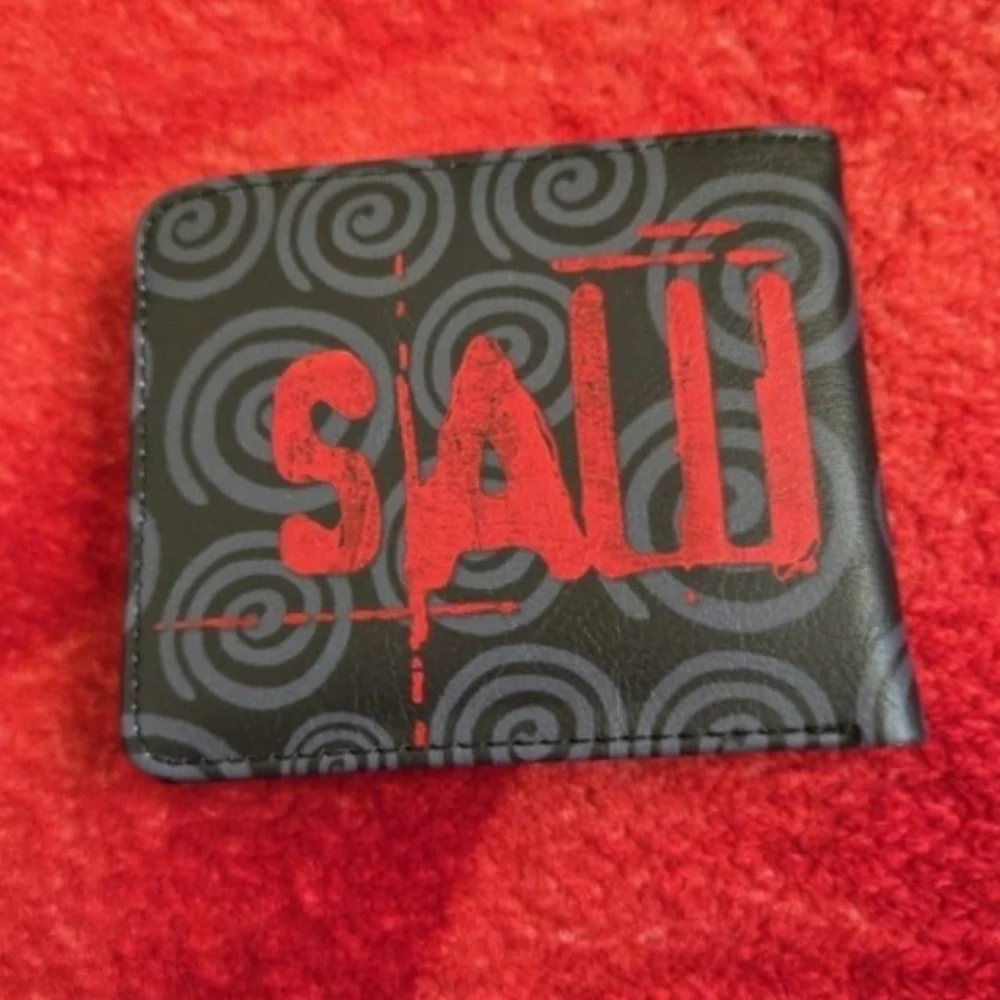 New Saw Billy Halloween Horror Anime Manga Leather Wallet